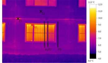 Východná strana budovy Dátum: Čas: Termogram 3.bmt 19. 2.