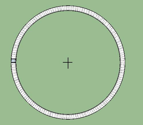 Όπως φαίνεται και στο σχήμα, για τον υπολογισμό του πεδίου, "τεμαχίζουμε" τον δακτύλιο σε απειροστά κομμάτια που αντιστοιχούν σε στοιχειώδη γωνία dφ και περιέχουν φορτίο dq το καθένα.