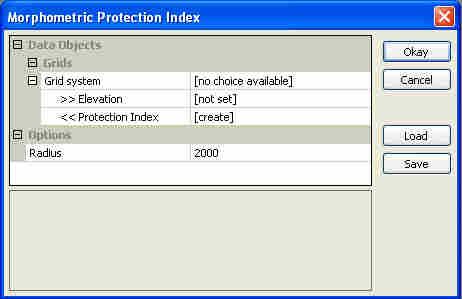 Morphometric Protection Index-Θετικό Openness Μέσω του ειδικού αλγορίθµου (module: Morphometric Protection Index) (Εικόνα 60) και σύµφωνα µε τους Yokoyama, Shirasawa και Pike (2002) υπολογίζονται τα
