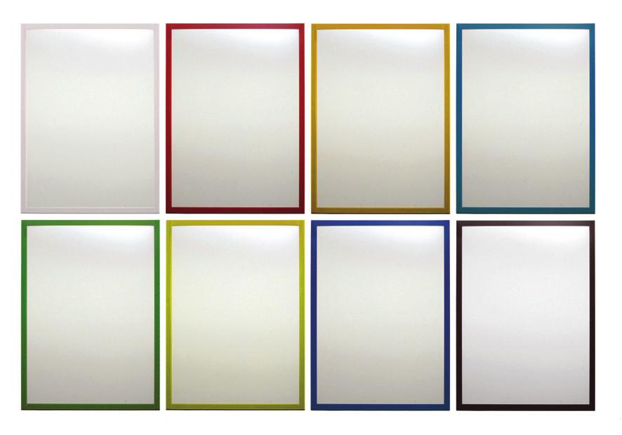 Für den Einsatz auf magnethaftenden Oberflächen, wie Weißwandtafeln, Stahl-türen, Regalen und Schränken. Verhindert Verschmutzung vor Papieren, sehr nützlich unter anderem in Produktionsumgebung.