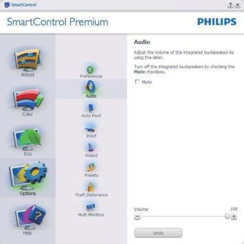 3. Βελτιστοποίηση εικόνας καρτέλα SmartControl Premium. Option>Auto Pivot (Επιλογή/Αυτόματη περιστροφή) Εμφανίζει το παράθυρο καθοδήγησης Source (Πηγή) και την τρέχουσα ρύθμιση πηγής εισόδου.