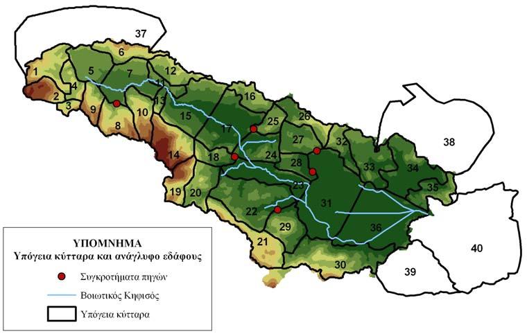 παραμέτρων υπογείου συστήματος κατά