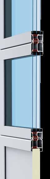 Stikloti alumīnija vārti ar vienādu izskatu ALR F42 Šie vārti izceļas ar lielizmēra stiklojumiem un laikmetīgu optisko risinājumu, ko veido alumīnija profili.