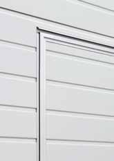 Aizsargsistēma pret pirkstu iespiešanu ārpusē un iekšpusē pie iebūvēto durvju rāmja, sērijveidā (izņemot iebūvētās durvis ar 67 mm