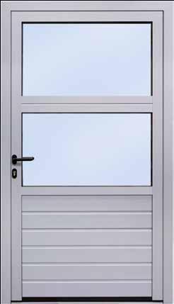 Thermisch getrennte Außentüren als Mehrzweck- und Sicherheitstüren