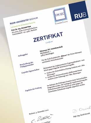 Papildpiederumi Tālvadības sistēma, uztvērējs Tikai pie Hörmann Hörmann BiSecur (BS) Moderna tālvadības sistēma industriālo vārtu piedziņām Divvirzienu radiosignālu sistēma BiSecur simbolizē uz