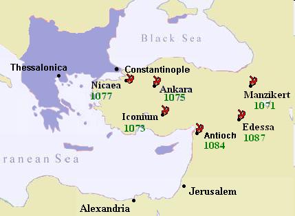 Συνέπειες της μάχης Την επόμενη δεκαετία οι Σελτζούκοι κυριάρχησαν σε εδάφη που