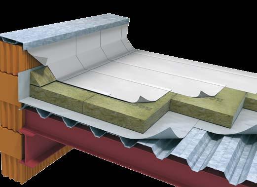 Toplotna, zvučna i protivpožarna izolacija ravnih krovova sa različitim kapacitetima opterećenja.
