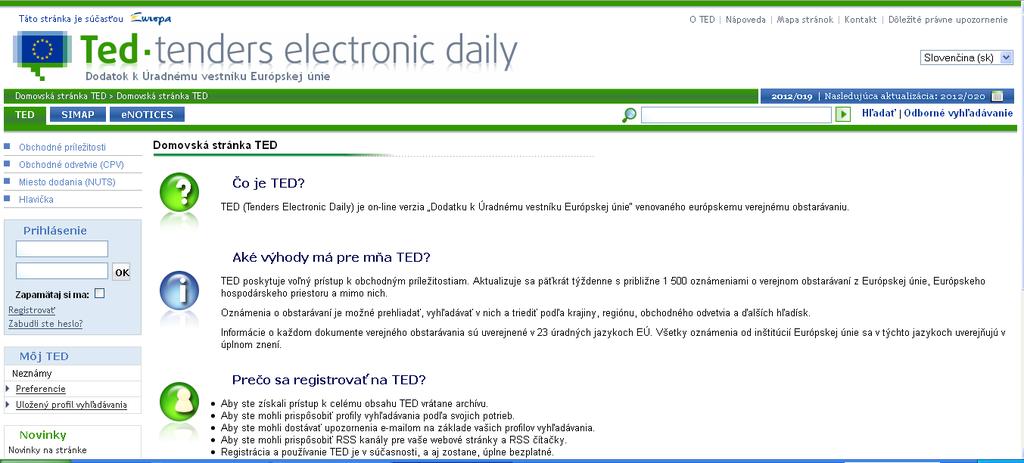 CD nosič je možné získať prostredníctvom vyššie uvedeného Centra vedecko-technických informácií SR. CD nosič obsahuje iba jednojazyčnú verziu úradného vestníka EÚ.