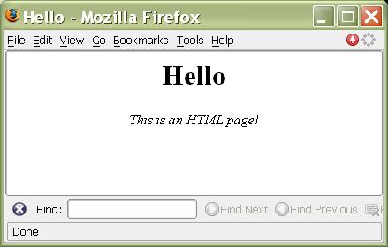 Δημοσιεύοντας στον Ιστό HTML <html> <head> <title>hello</title> </head> <body bgcolor="#ffffff">