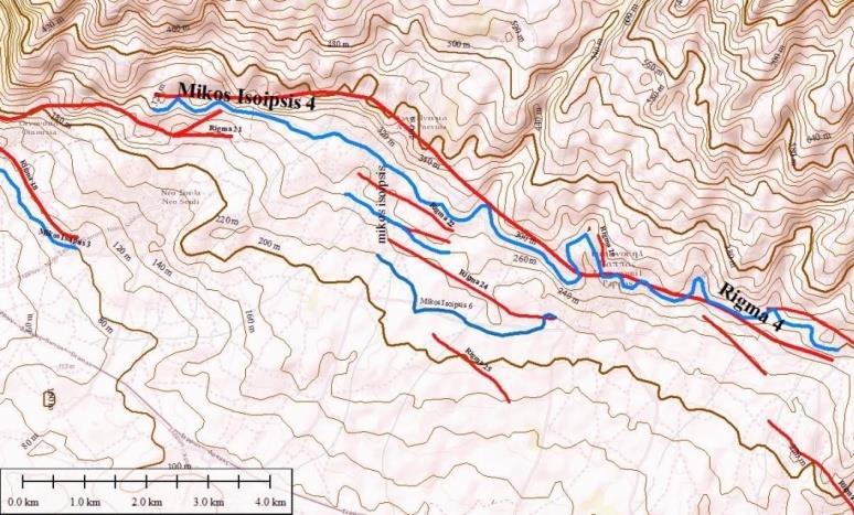 ΔΕΙΚΤΗΣ ΔΑΝΤΕΛΩΣΗΣ S4: Εικόνα 120 Απεικόνιση του 4 ου ρηξιγενούς πρανές και της