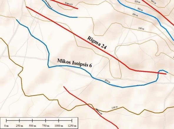 ΔΕΙΚΤΗΣ ΔΑΝΤΕΛΩΣΗΣ S6: Εικόνα 122 Απεικόνιση του 24 ου ρηξιγενούς πρανές και της