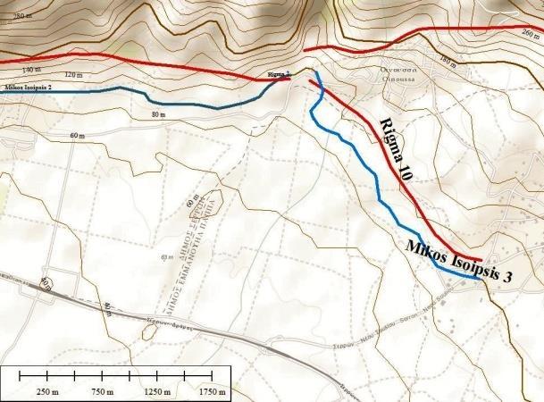 240 km ΔΕΙΚΤΗΣ ΔΑΝΤΕΛΩΣΗΣ S3: Εικόνα 119 Απεικόνιση του 10 ου ρηξιγενούς πρανές και