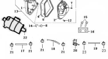 2X2MM 4 3 49000BMBT00 AIR CLEANER ASSY.COMP.