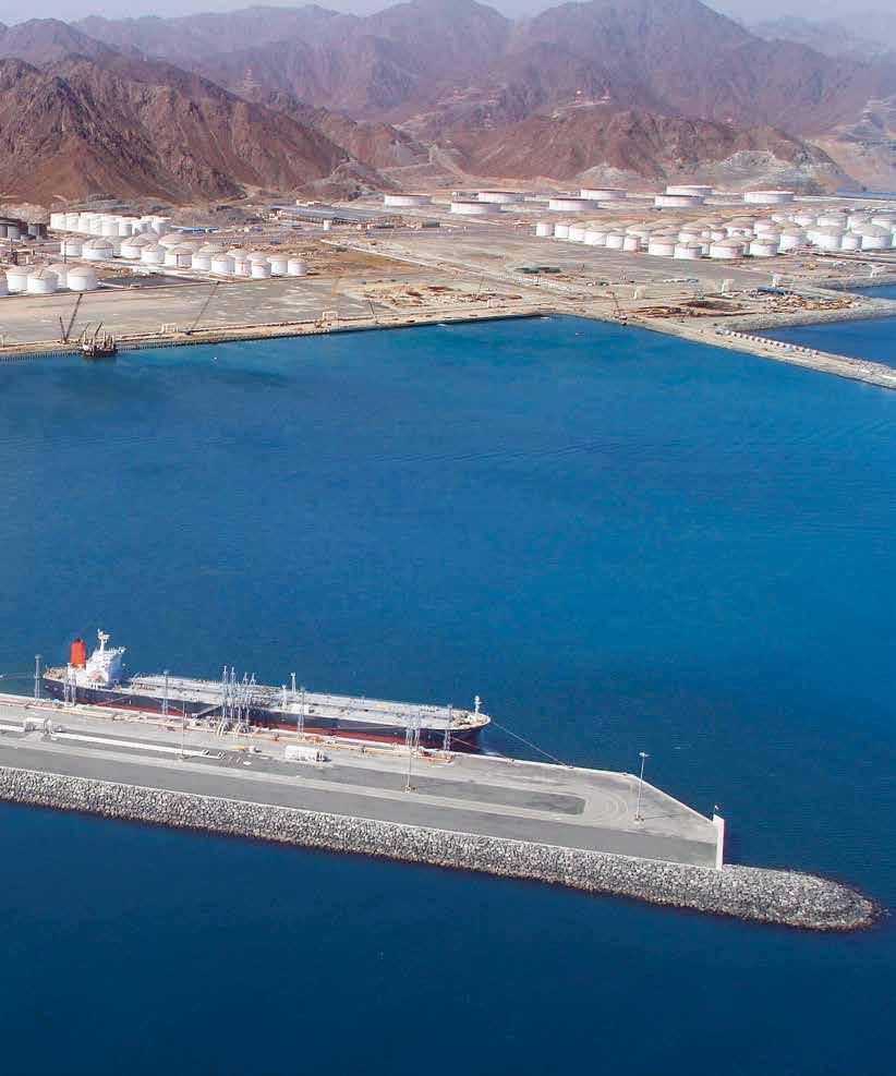 Ο Λιμένας της Fujairah Η Aegean άρχισε να λειτουργεί στη Fujairah το 2000.