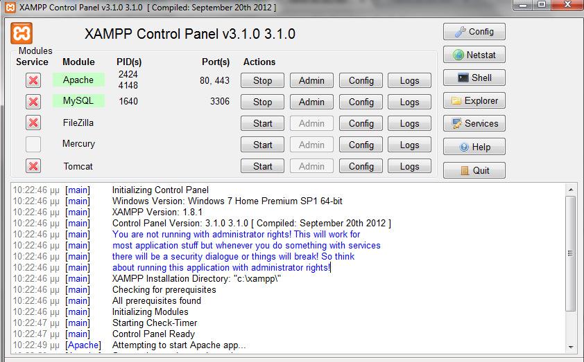 Ενότητα 6 η 6.1 Τι είναι το Xampp To όνοµα του Xampp είναι ένα ακρωνύµιο των ( XAMPP Definition. wikipedia.