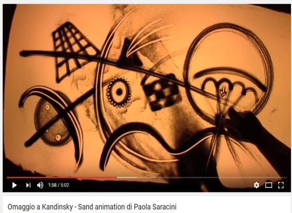 Δημιουργία έργων αλά Kandinsky 3. Sand Animation.