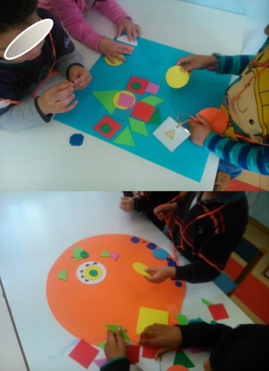 Δημιουργία έργων αλά Kandinsky Τα παιδιά προσπαθούν να δημιουργήσουν τους