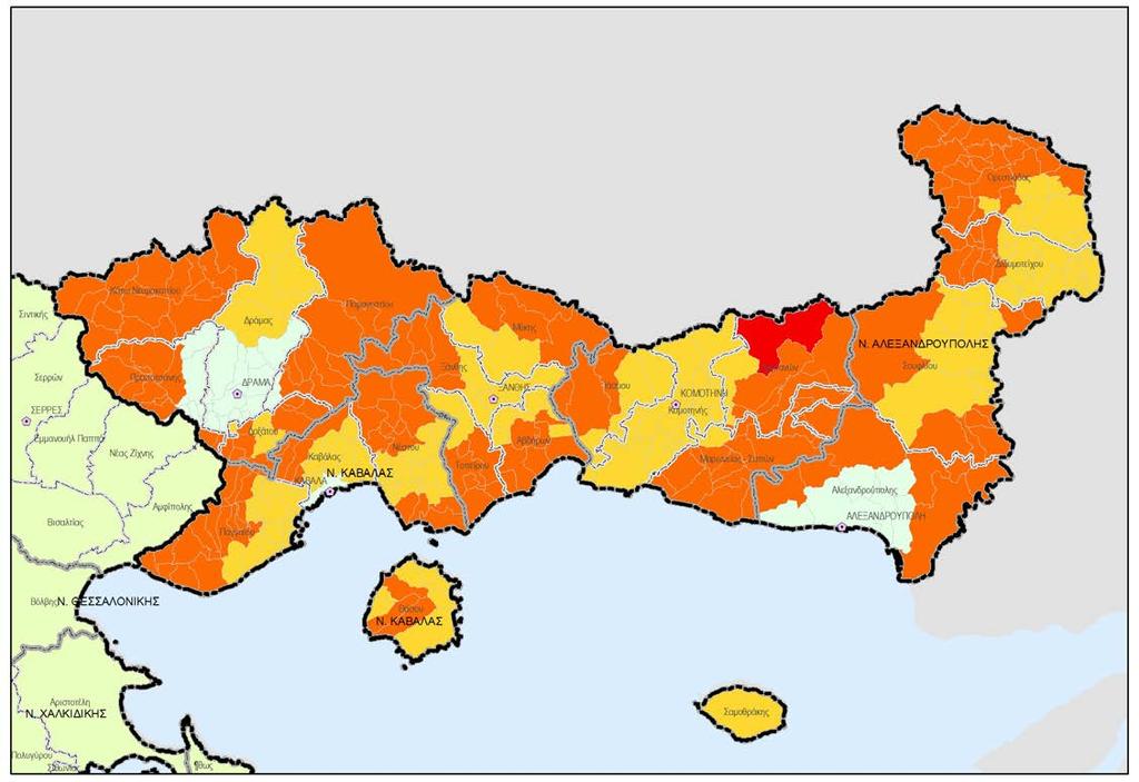 χώρου, των Πομάκων στα ορεινά σύνορα μεταξύ Ελλάδας-Βουλγαρίας και άλλων ομάδων τόσο στα αστικά κέντρα (κυρίως Ξάνθη, Κομοτηνή) όσο και στην πεδινή αγροτική ζώνη Ξάνθης και Ροδόπης σε λίγο ως πολύ