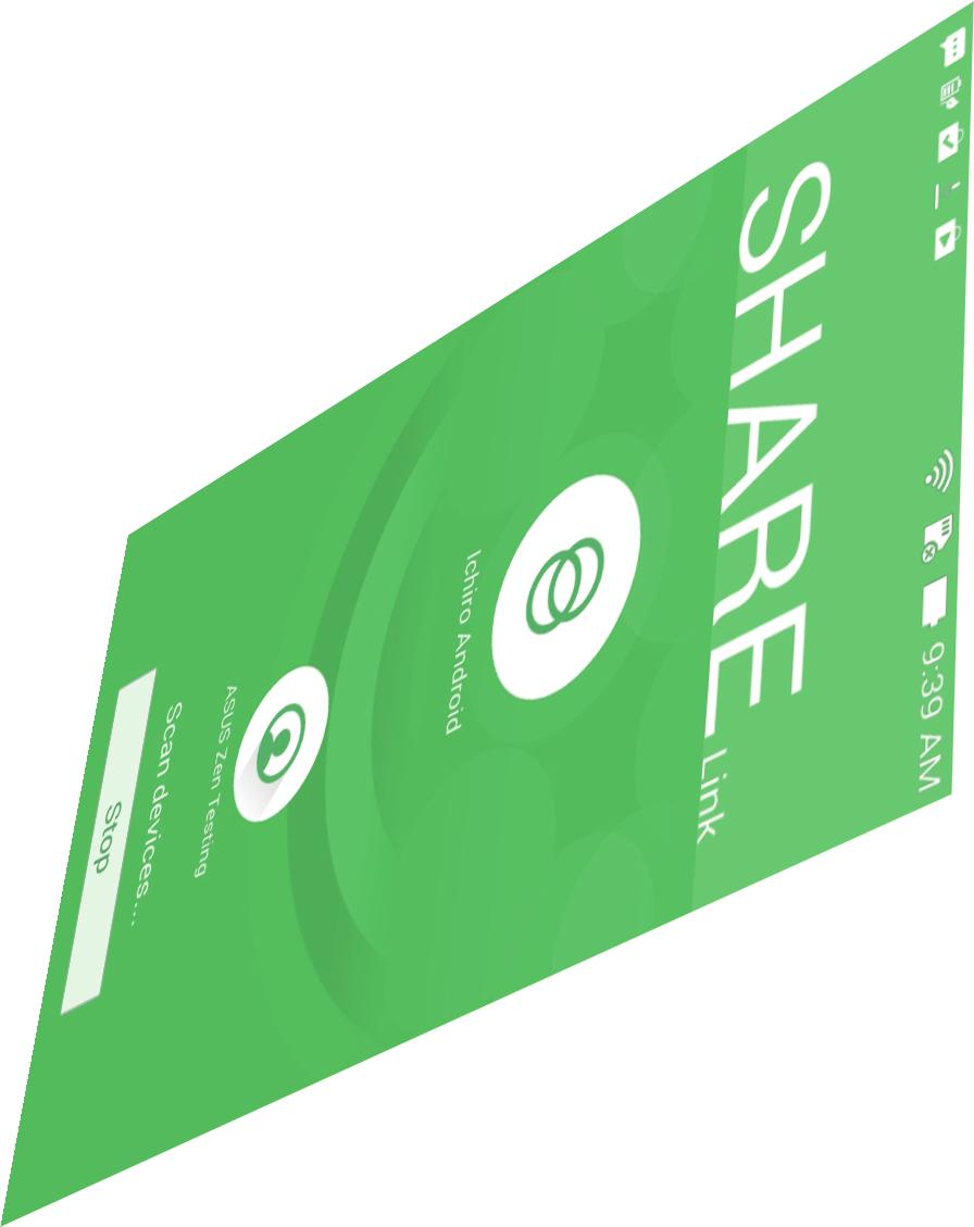 7 Zen παντού Zen παντού 7 Ειδικά εργαλεία Zen Share Link Μοιραστείτε και λάβετε αρχεία, εφαρμογές ή περιεχόμενα πολυμέσων με φορητές συσκευές Android χρησιμιοποιώντας την επαφή Share Link μέσω ενός
