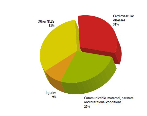 ΚΑΡΔΙΑΓΓΕΙΑΚΕΣ ΠΑΘΗΣΕΙΣ - CVDs Distribution of major causes of death