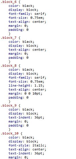 Όπως φαίνεται στις εικόνες, το CSS έχει πολλά επαναλαμβανόμενα στοιχεία και το HTML περισσότερα blocks από όσα είναι απαραίτητα.