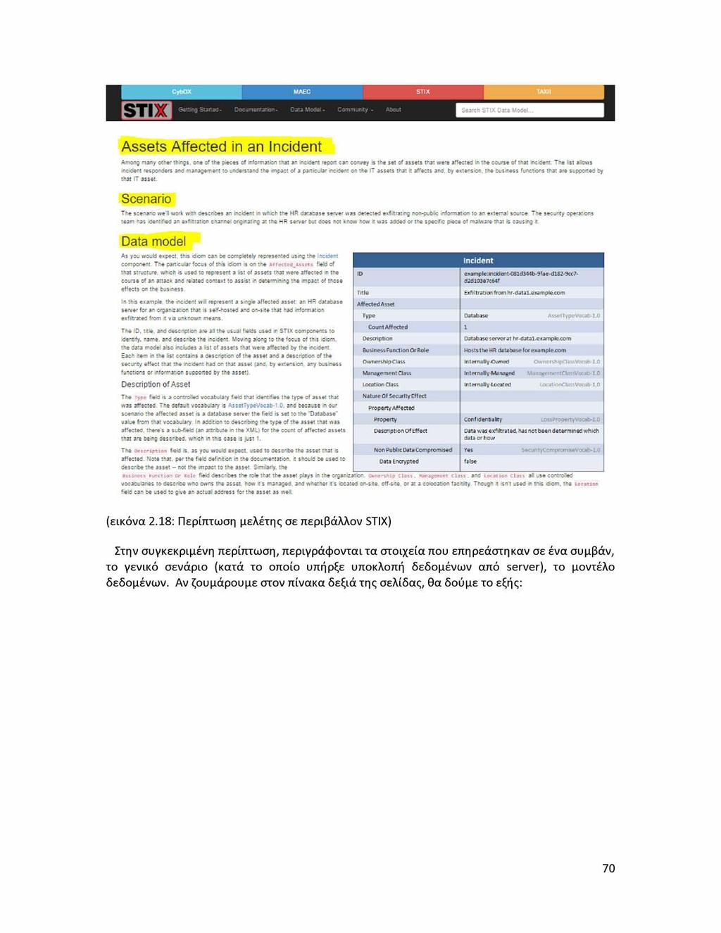 Assets Affected in an Incident Among many other things, one of the pieces of information that an incident report can convey is the set of assets that were affected in the course of that incident.