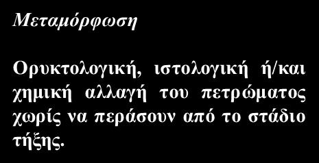 Προέρχονται από προϋπάρχοντα πετρώματα όταν βρεθούν σε