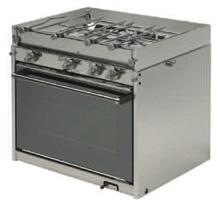 oven extra large size, Stainless Steel outside-inside / Building in ύναµη καύσης φούρνου: 1,7KW Βάρος: 22kg ιαστάσεις (WxHxD): 550 x475x540 (Εντοιχισµένος: 540 x470x530) Aξεσουάρ: θερµοστάτης,