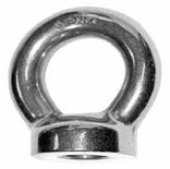 short type, Μ6 Μ16 Μ8 M20 Μ10 M24 Μ12 M30 52-0503 Μάπα θηλυκή, Lifting eye nut, Μ6 Μ16 Μ8