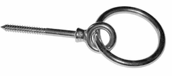 µάτι, Eye bolt (lag screw) forged, Μ6x40 Μ6x60