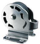 Ανοξείδωτα ράουλα ΝΑΥΤΙΛΙΑ Ράουλα Plain bearing blocks SEAVE DIA 35 1 2 3 4 5 6 7 8 9 10 11 12 SHEAVE DIA 35 rope size 8 to 9 mm, forged shackle 5 mm N Part # Description Height mm Width mm