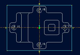 Οι διαστάσεις αυτές είναι αυτές που πρέπει να έχει το πραγµατικό δοκίµιο που θα τοποθετηθεί στην εργαλειοµηχανή, για την κατασκευή του τεµαχίου.