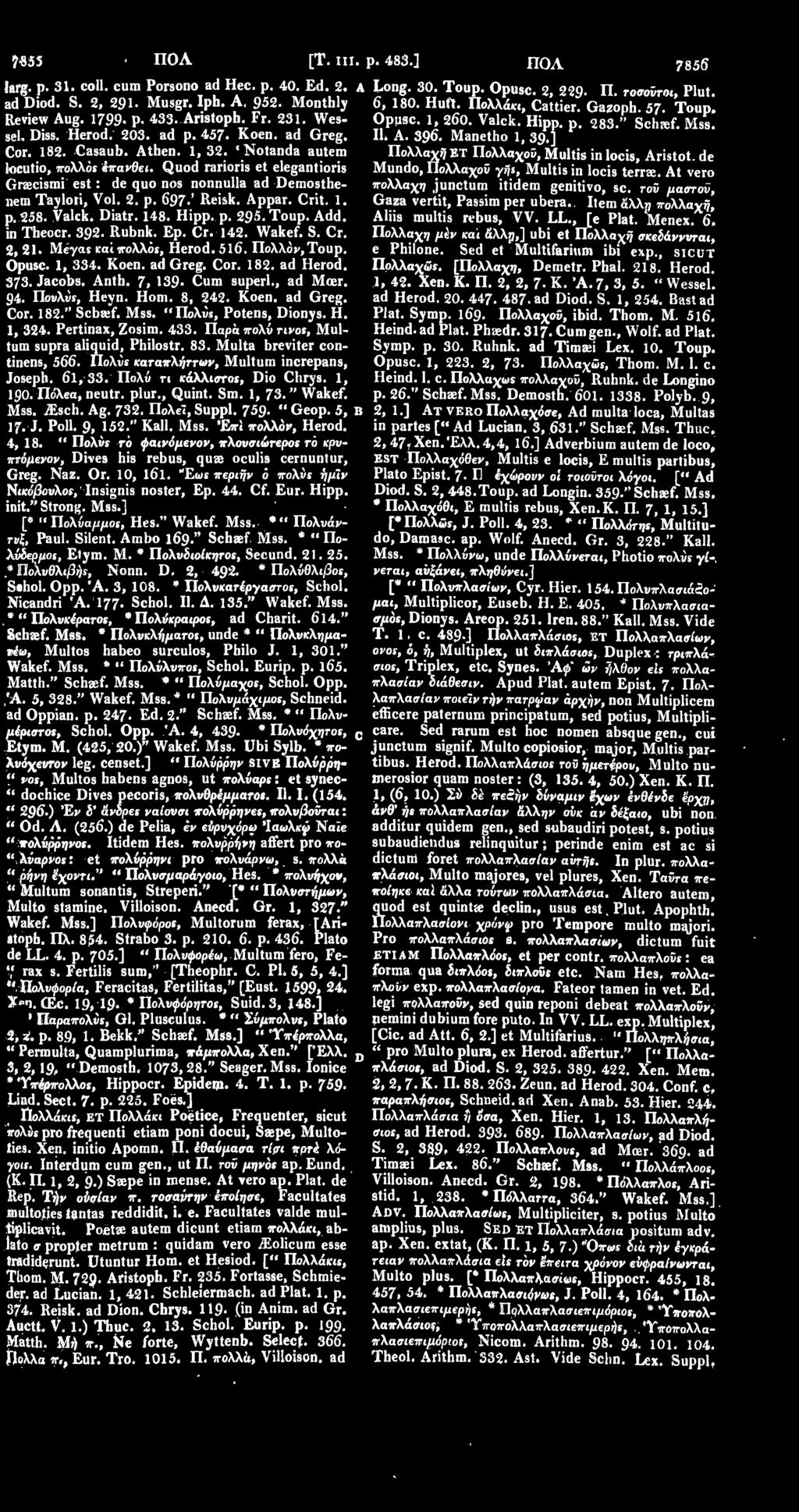 Quod rarioris et elegantioris Graecismi est: de quo nos nonnulla ad Demosthenem Taylori, Vol. 2. p. 697.' Reisk. Appar. Crit. 1. p. 258. Valck. Diatr. 148, Hipp. p. 295. Toup. Add. in Theocr. 392.