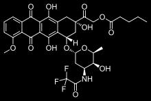 Valrubicin Έλαβε άδεια από τον FDA με RCT φάσης III, με ποσοστά πλήρους ανταπόκρισης (CR) 21% στις 6 εβδομάδες.