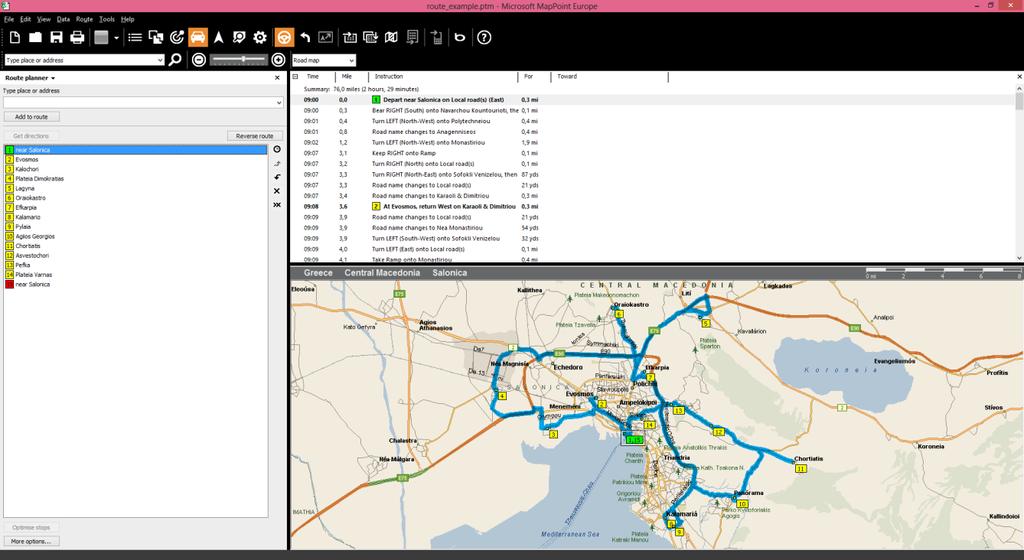 Εμπορικές εφαρμογές δρομολόγησης οχημάτων Microsoft MapPoint Fleet is the exact same software as the standard version of MapPoint, but includes an expanded license that allows for