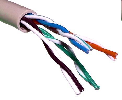 Twisted Pair - Shielded and Unshielded Unshielded Twisted Pair Shielded Twisted Pair (UTP) (STP) ordinary telephone wire includes metal braid or sheathing surrounding cores that