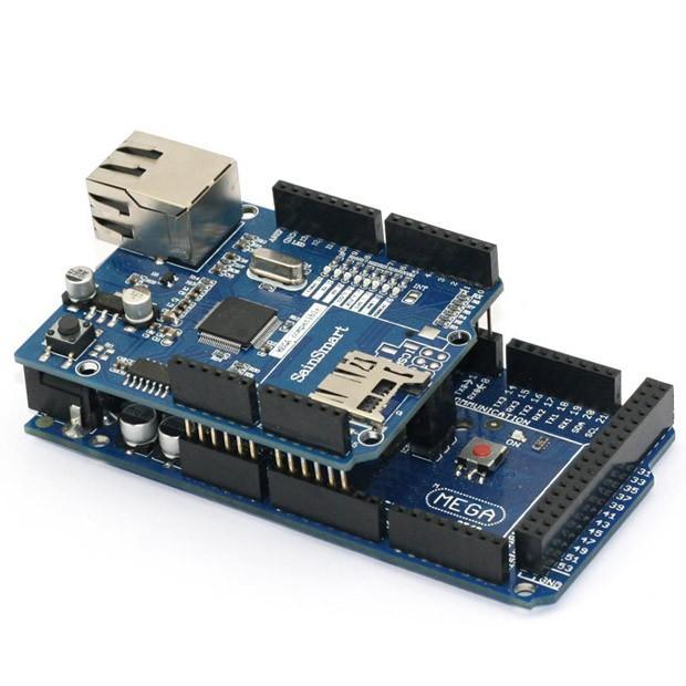 arduino τα αντίστοιχα διαθέτει και ο Arduino Mega on Mega2560. Εικόνα 68. Το κούμπωμα των 2 πλακετών. 12.