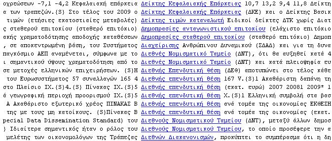 36 Σύνθετα λήμματα: Το σύστημα Unitex εμφάνισε συνολικά 8798