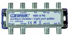 90 SPAUN VBE6PD 842230 Splitter 1/6 Εξόδων Με