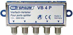 80 SPAUN VZF8F 842206 SPAUN SVA4F Ενεργό Splitter SAT