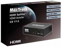 122 HDMI SPLITTER HDMI SPLITTER Power Plus PS102HD HDMI Splitter, 1 Εισόδου - 2 Εξόδων, FullHD (1080p), 3D, HDCP, DTS, Dolby Digital True HD & Τροφοδοτικό ΚΩΔ.: 371-035 ΤΙΜΗ: 47.