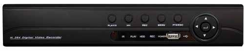 CCTV ΚΑΤΑΓΡΑΦΙΚΑ 15 Καταγραφικό ANGA DVR 8 κανάλια AQ-5308LH Hybrid (Με δυνατότητα συνδέσεως αναλογικών και ip καμερών), H.