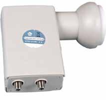 62 LNB TWIN LNB TWIN Amstrad Twin LNB F-20 0.1dB Input Frequency : 10.70 GHz 11.70 GHz Output Frequency : 11.70 GHz 12.