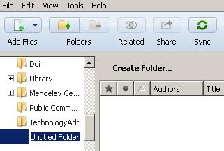 Create Folder.