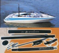 71 of 75 BOAT ACCESSORIES WATERSKI TOWER AND WAKEBOARD POLES UNITE WAKEBOARD TOWER for all