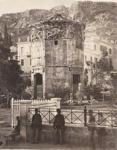 The clock of Andronikos Kyrristos Πετρος Μωραϊτης / Petros Moraitis 1865 Μπροστά στο ωρολόγιο του Ανδρόνικου του