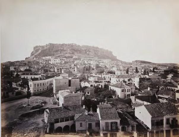 Άποψη του Λυκαβηττού από το ιστορικό κέντρο των Αθηνών View of Lycabettus hill from the historical center of Athens