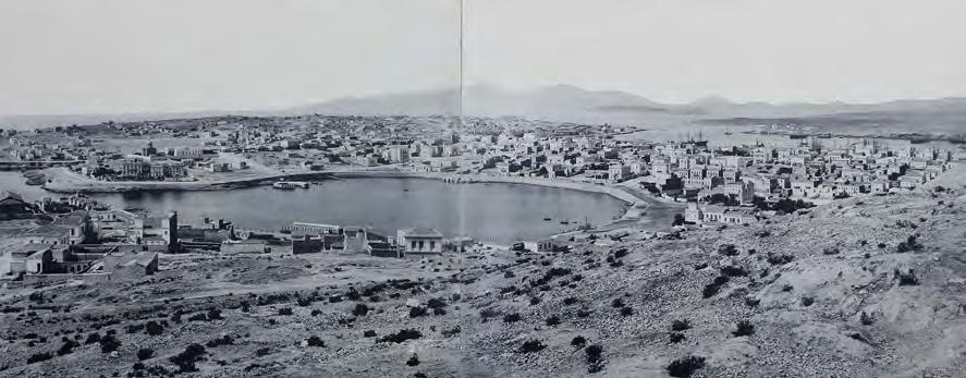 Grubauif 1850 Kαλοτυπία / Calotype Πανοραμική άποψη του Πειραιά Panoramic view of