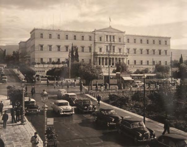 1950 Aργυροτυπίες / Silver prints Η πλατεία Συντάγματος με τη Βουλή